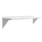 Koolmore NSF Stainless Steel Wall Mount Shelf  - Industrial Grade Metal Shelving WMSH-1260 - alternate 5